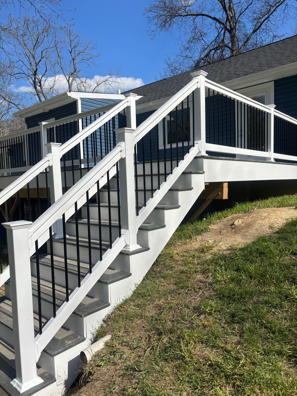 Custom deck project in New Jersey